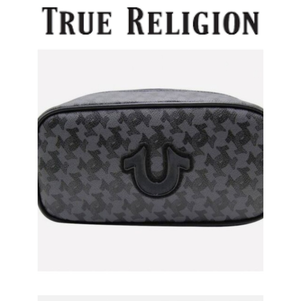 True Religion Coda Horseshoe Logo Dopp Bag